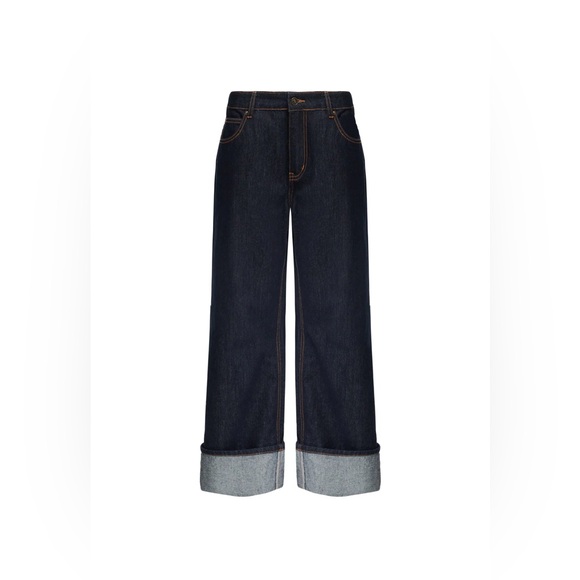 Lioness TOP MODEL CUFFED JEAN | DARK DENIM D00 - Picture 6 of 8